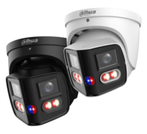 Dahua 8MP WizSense TiOC DH-IPC-PDW3859-A180-AS-PV-ANZ-S2 Dual-Lens Eyeball Camera with 180° View, 2.8mm Lens, 30m IR