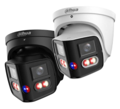 Dahua 8MP WizSense TiOC DH-IPC-PDW3859-A180-AS-PV-ANZ-S2 Dual-Lens Eyeball Camera with 180° View, 2.8mm Lens, 30m IR