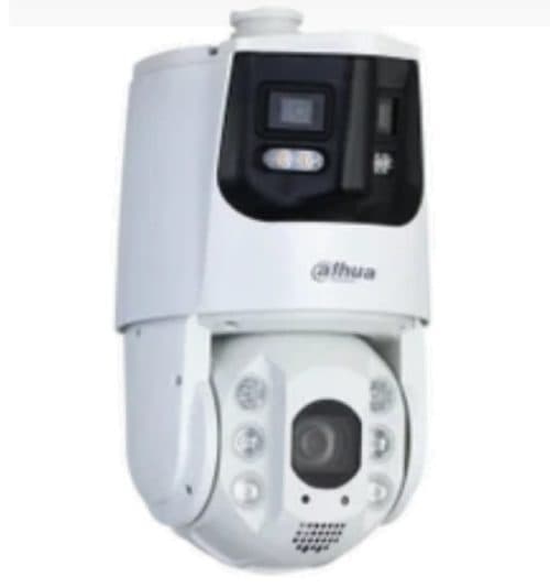 Dahua 4MP + 4MP X-Spans DH-SDT6C425-4P-GB-APV-0280 Panoramic PTZ Camera with 25x Optical Zoom & Active Deterrence, 2.8mm/5–125mm Lens, 200m IR