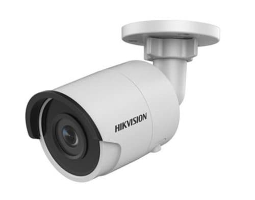 Hikvision DS-2CD2055FWD-I 6MP Outdoor Mini Bullet Camera, H.265+, 30m IR, 120dB WDR, IP67, 2.8mm