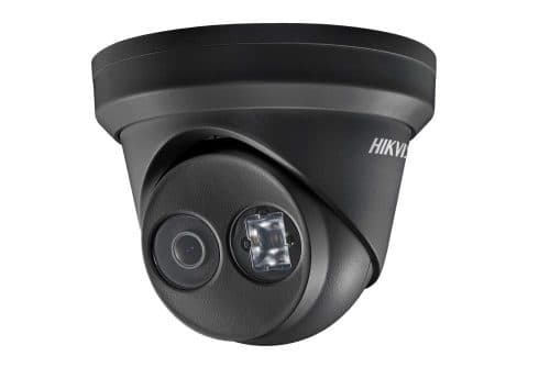 Hikvision HIK-2CD2355-4BLK 6MP Black Shadow Series Outdoor Turret Camera, 30m IR, 120dB WDR, IP67, 4mm