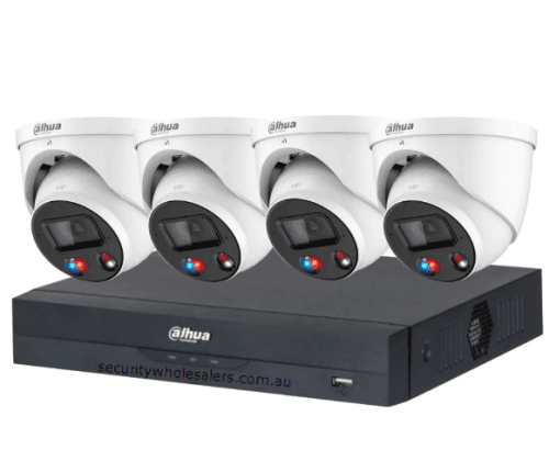 Dahua 4 x 6MP TIOC Advanced 2.0 DH-IPC-HDW3649H-AS-PV-ANZ Turret Kit 4CH NVR