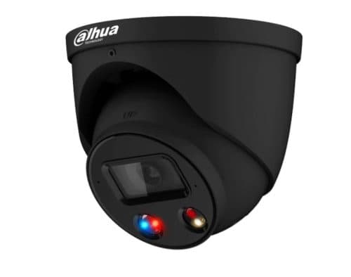 Dahua TIOC Advanced 2.0 DH-IPC-HDW3849HP-AS-PV-0280B-S3-BLK 8MP AI Active Deterrence Full color IP Turret Camera BLACK