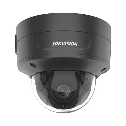 Hikvision DS-2CD2766G2-IZS 6MP Outdoor AcuSense Gen 2 Motorised VF Dome Camera, BLACK Shadow Series, 2.8-12