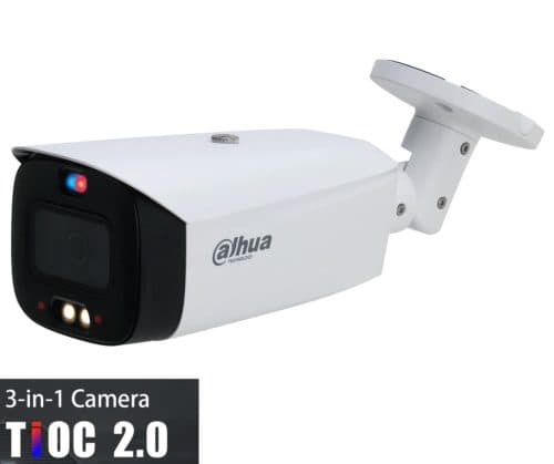 Dahua TIOC 2.0 Advanced DH-IPC-HFW3649T1-AS-PV-ANZ 6MP AI Active Deterrence Fixed Lens Bullet Camera