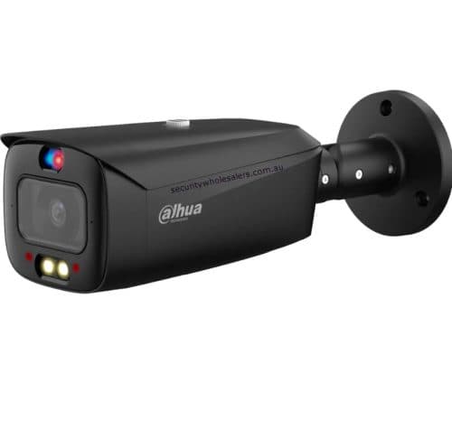 Dahua TIOC Advanced 2.0 DH-IPC-HFW3849T1-AS-PV-ANZ-BLK 8MP AI Active Deterrence Full color Starlight IP Bullet Fixed 2.8mm BLACK