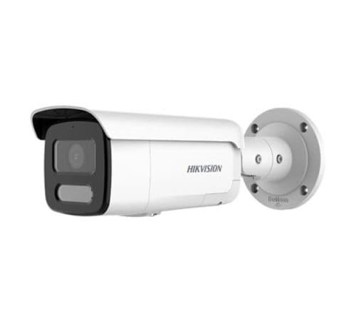 Hikvision DS-2CD2T47G2-LSU/SL 4MP Gen2 Outdoor ColorVu Bullet Camera Liveguard 60m White LED 2.8mm