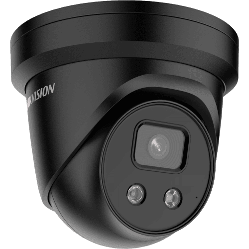 Hikvision Acusense BLACK DS-2CD2386G2-IU IP Camera 8MP 4K Turret Network Camera with Mic
