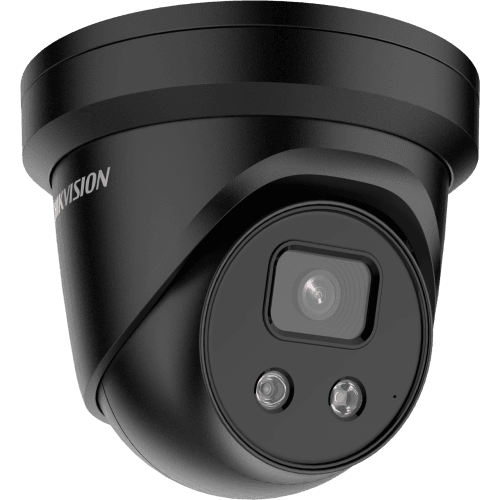 Hikvision Acusense BLACK DS-2CD2386G2-IU IP Camera 8MP 4K Turret Network Camera with Mic