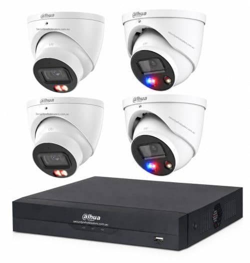 Dahua 8 MP + 8 Channels Kit: 2 x 8MP TiOC and 2 x 8MP Turret Cameras with 8CH AI NVR