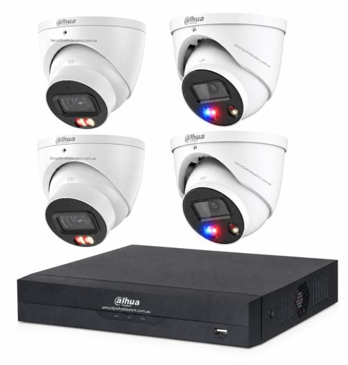 Dahua 8 MP + 8 Channels Kit: 2 x 8MP TiOC and 2 x 8MP Turret Cameras with 8CH AI NVR