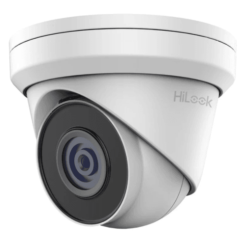 HiLook 8MP IPC-T180H-MU 4K Turret IP Camera with Built in Mic – NO AI