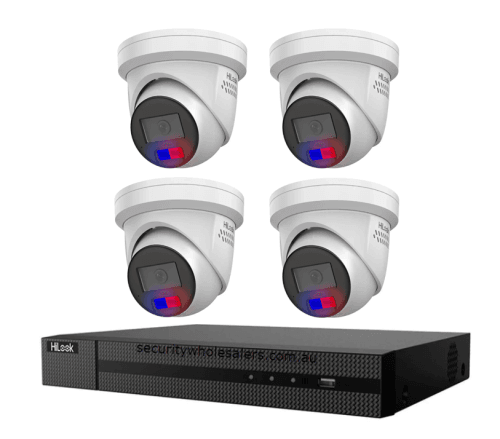 Hikvision Hilook 6MP Acusense 4 Camera CCTV Kit – ACDC Light, Speaker & Strobe