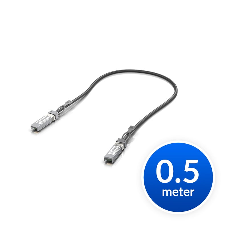 Ubiquiti SFP+ Direct Attach Cable (UACC-DAC-SFP10-0.5M)