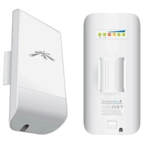 Ubiquiti airMAX Nanostation LOCO M 2.4GHz Indoor/Outdoor CPE - Point-to-Multipoint(PtMP) application - Includes PoE Adapter (LOCOM2)