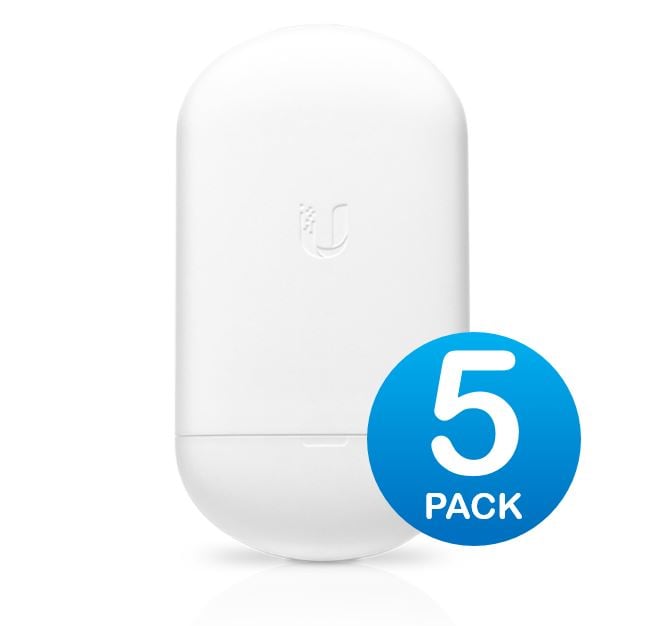 Ubiquiti NanoStationAC - 5GHz airMax AC Radio - 5 Pack,450+ Mbps Throughput (Loco5AC-5)