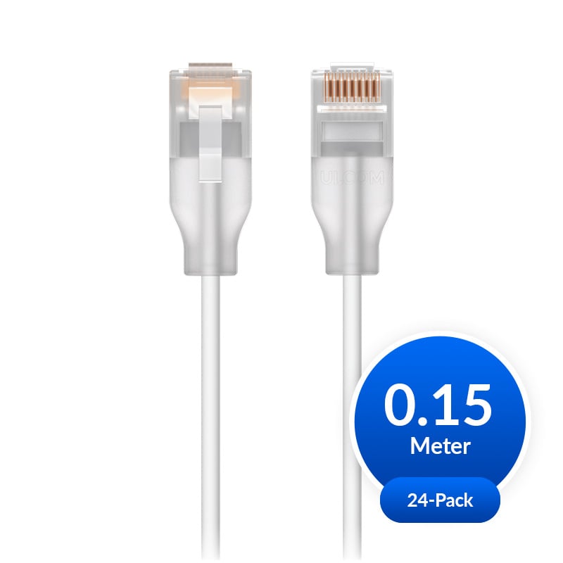 Ubiquiti UniFi Etherlighting Patch Cable (UACC-Cable-Patch-EL-0.15M-W-24)