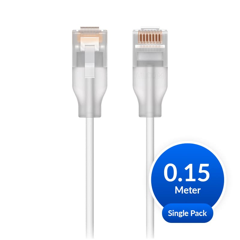 Ubiquiti UniFi Etherlighting Patch Cable (UACC-Cable-Patch-EL-0.15M-W)