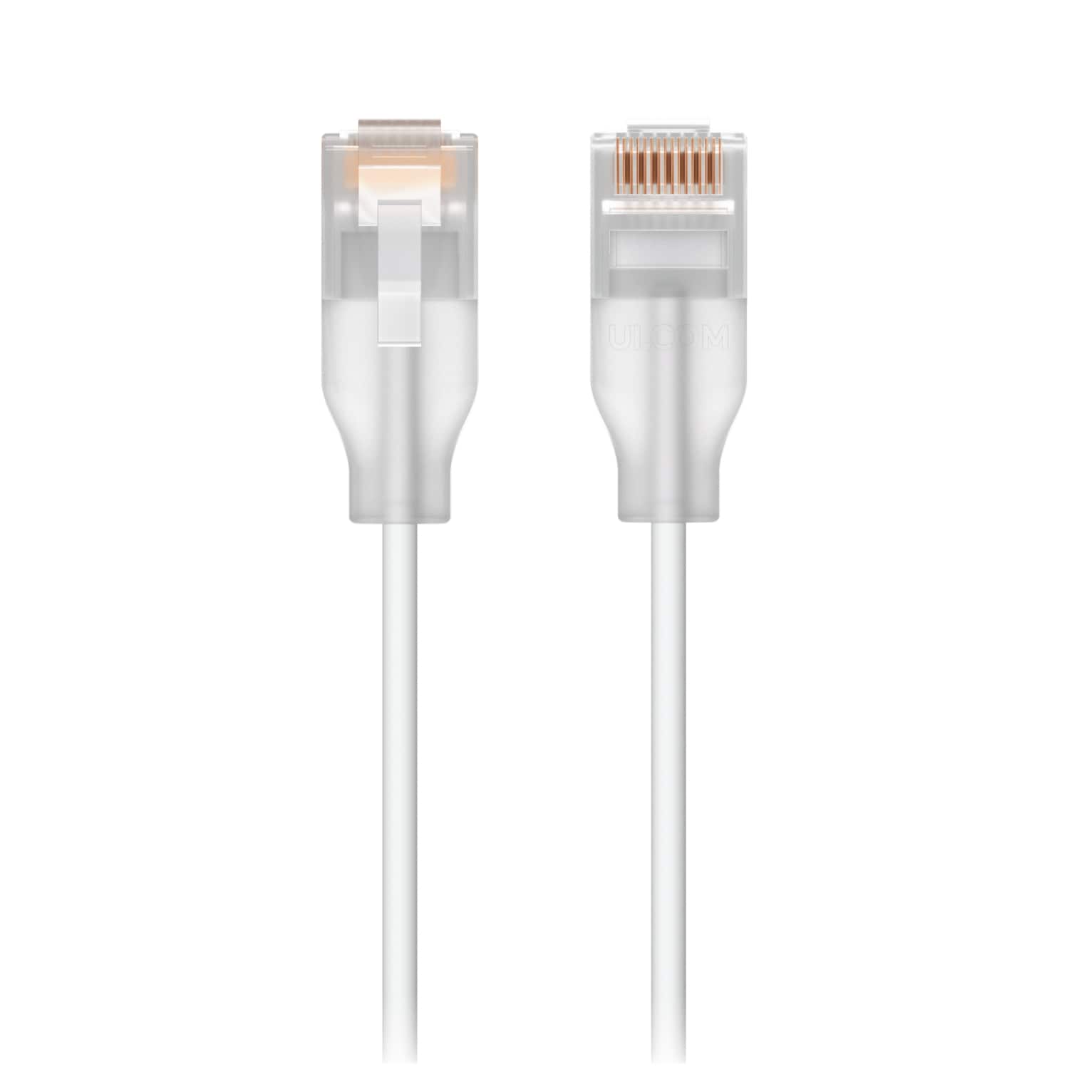 Ubiquiti UniFi Etherlighting Patch Cable Length 2M Nano-thin Patch Cable With 2.5 GbE Support Designed sShow Etherlighting Effects. (UACC-Cable-Patch-EL-2M-W)