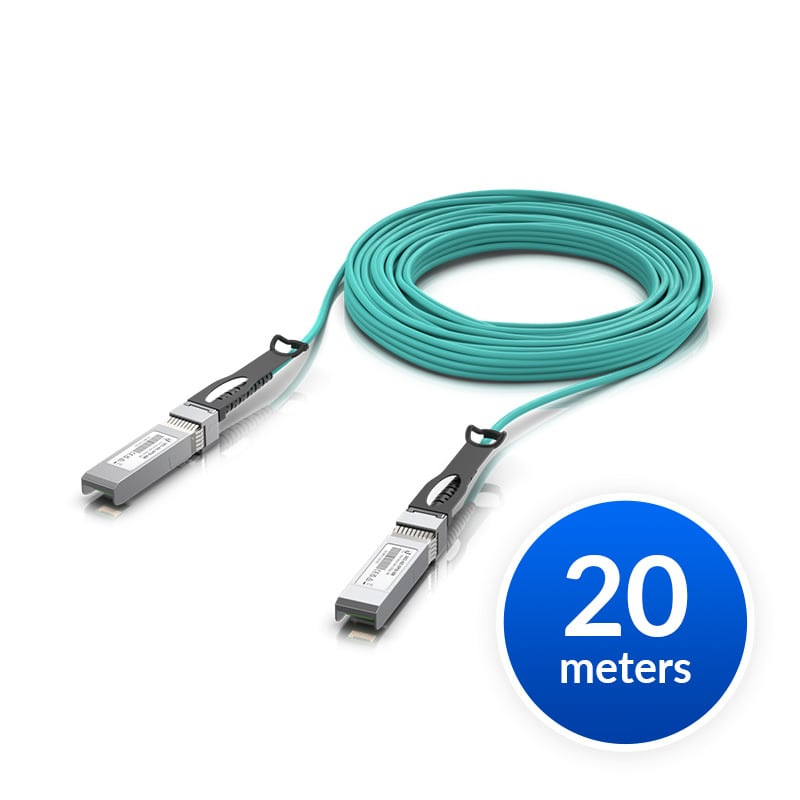 Ubiquiti 10 Gbps Long-Range DAC (UACC-AOC-SFP10-20M)
