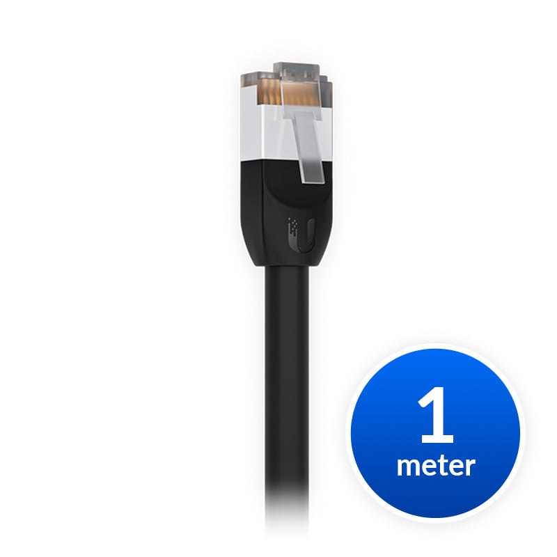 Ubiquiti UniFi Patch Cable Outdoor 1M Black (UACC-Cable-Patch-Outdoor-1M-BK)