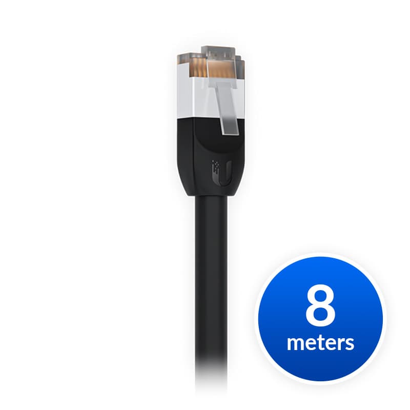 Ubiquiti UniFi Patch Cable Outdoor 8M Black (UACC-Cable-Patch-Outdoor-8M-BK)