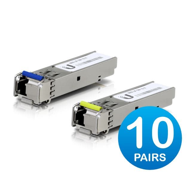 Ubiquiti UFiber1 Gbps Bidirectional Single-Mode SFP Module (UACC-OM-SM-1G-S-20)