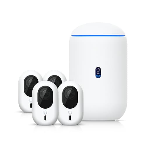 Ubiquiti Advanced Home Surveillance Bundle (4 Instant Cameras Pack) (NHU-UDR7-G6-INS-4)