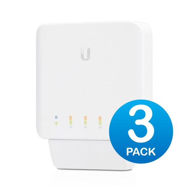 Ubiquiti USW Flex 3 Pack- Managed (USW-Flex-3)