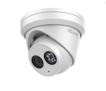 HiLook 8MP Network Security Camera with Dual IR Lights for Enhanced Night Vision, Vandal-Resistant Design, Intelligent Detection, Built-In Microphone, and 4K Video Quality. Ideal for Home and Business Surveillance.